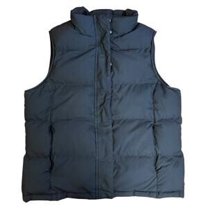Vintage L.L. BEAN Black Full Zip Puffer Vest Puffer Down Vest Women's MEDIUM